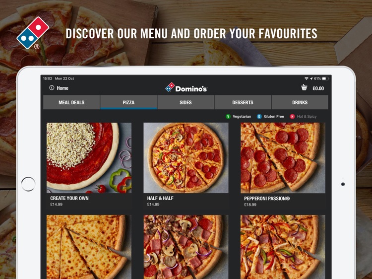 Domino's Pizza for iPad