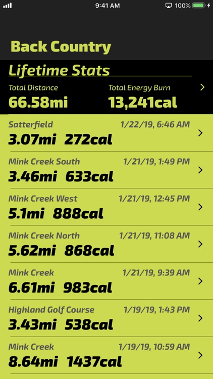 Back Country Workout