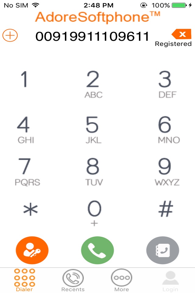 Adore TwinDialer screenshot 2