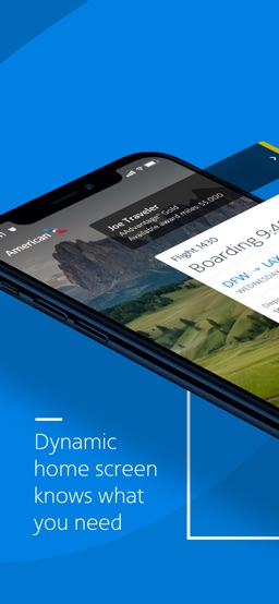 American Airlines app screenshot