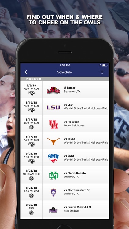 Rice Owls Gameday Experience