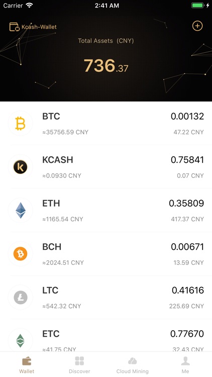 Kcash-Crypto Wallet