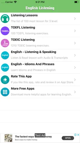 Game screenshot English Listening Lessons mod apk