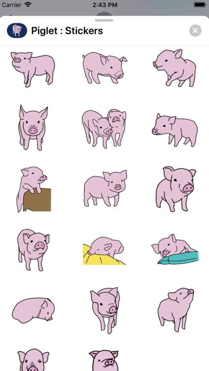 Piglet : Stickers