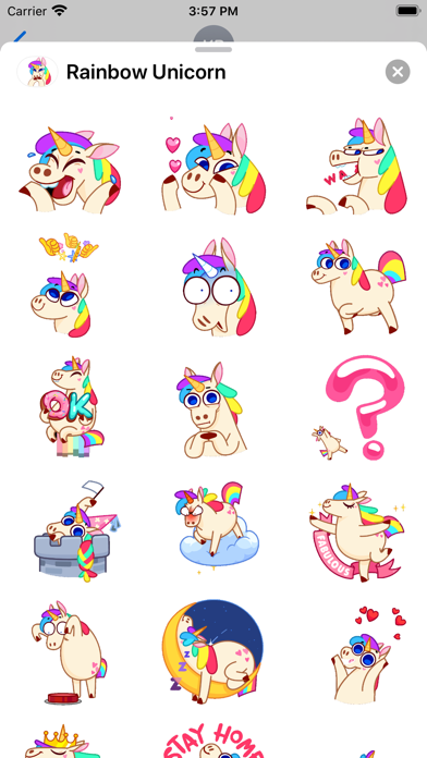 Unicorn Rainbow Animated screenshot 4