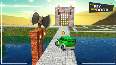 Maze ball - Wall Car Driving screenshot 2