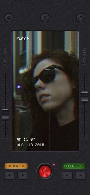 VHS Vintage Filters on the App