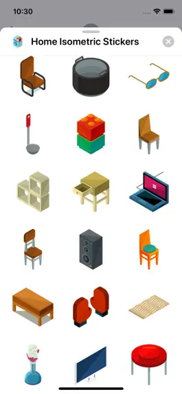 Game screenshot Home Isometric Stickers apk