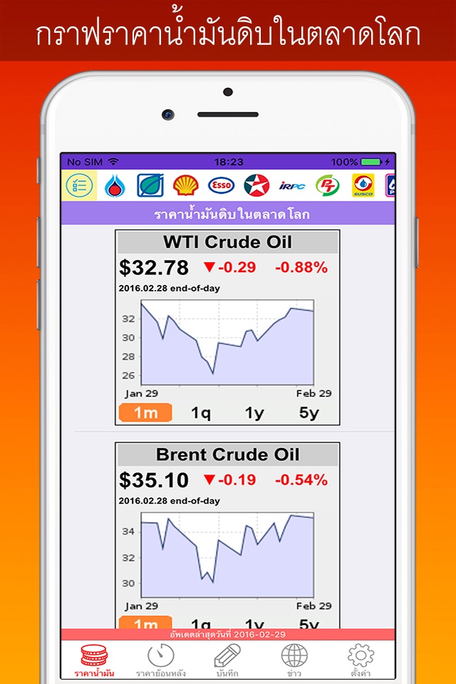 ราคาน้ำมันวันนี้ OilPriceToday screenshot 2