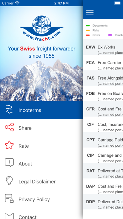 How to cancel & delete Incoterms 2010 from iphone & ipad 2