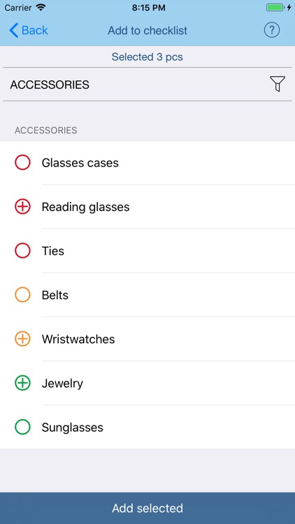Travel Packing Checklists screenshot-5