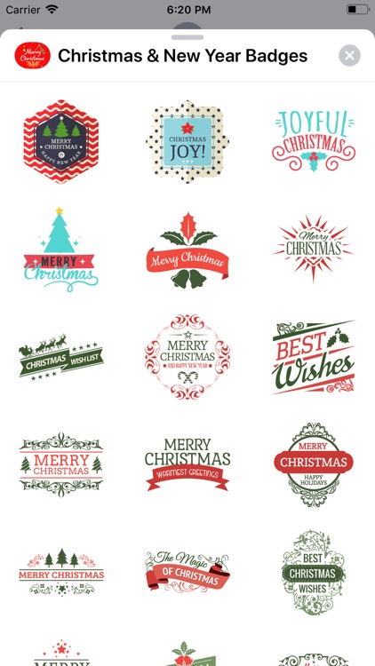 Christmas & New Year Badges screenshot-5
