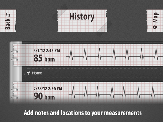 Cardiograph: Heart Rate Pulse Measurement using your iPhone & iPad Camera - Track the Cardio Fitness of your Friends and Family screenshot