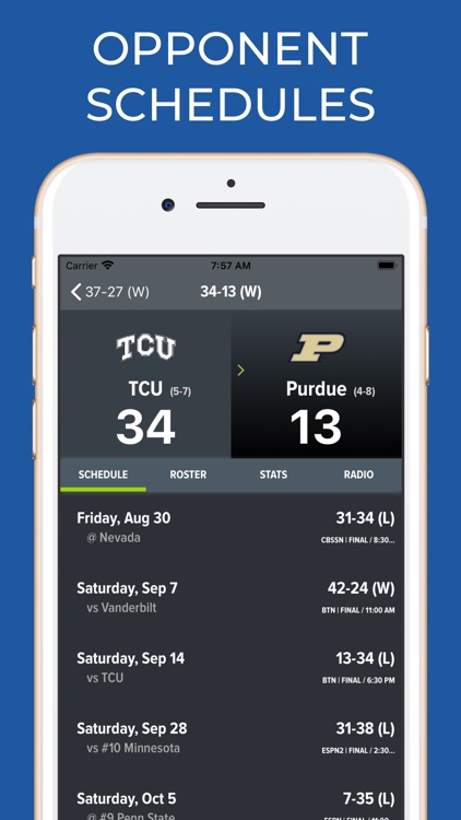 TCU Football Schedules screenshot-7