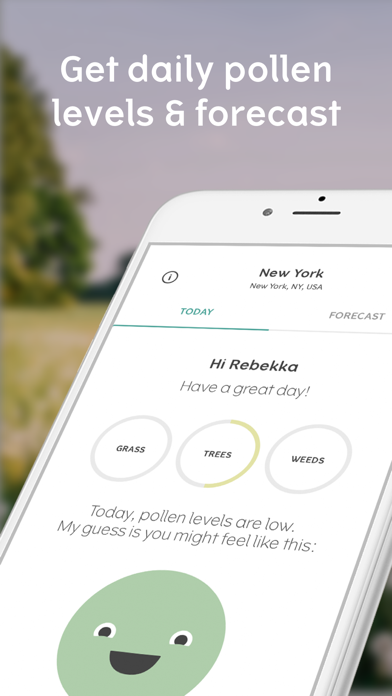 klarify: Pollen app, Hay feverのおすすめ画像1