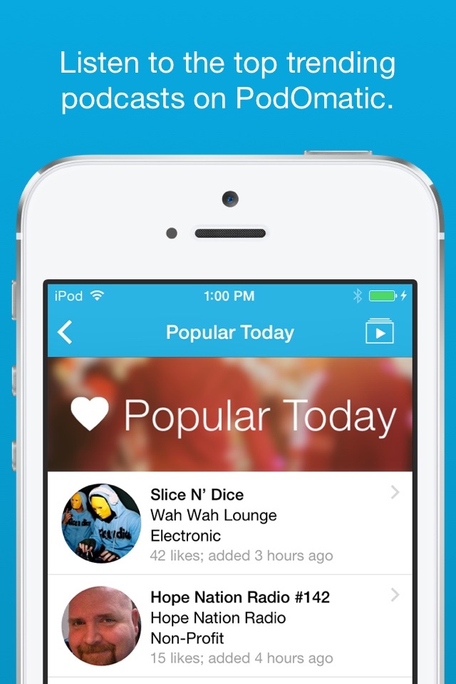 Podomatic Podcast Player screenshot 4