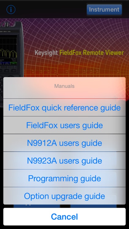 FieldFox screenshot-3