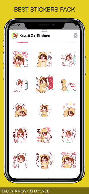 Kawaii Girl Sticker(圖4)-速報App