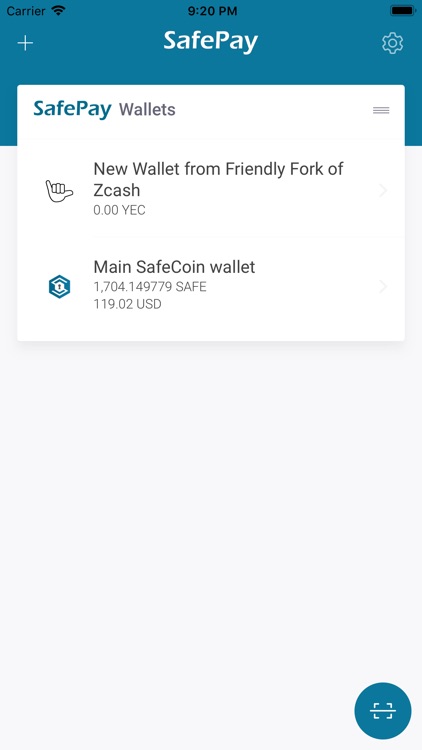 SafePay Cryptocurrency Wallet