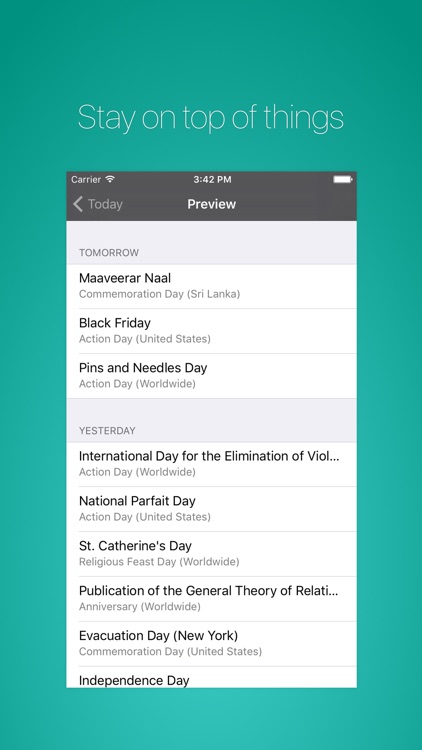 And Today Is: Holiday Calendar screenshot-4
