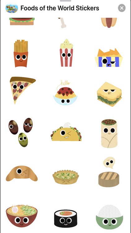 Foods of the World Stickers screenshot-5