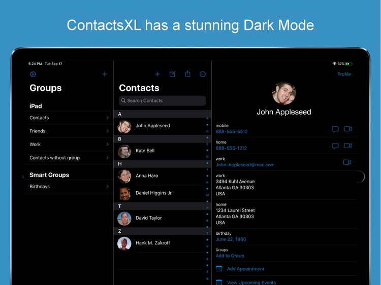 ContactsXL 2 for iPad screenshot-5