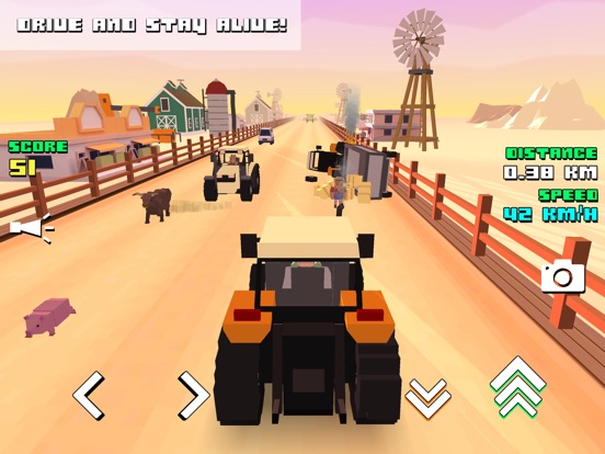 Pixel Farm Racing & Simulator на iPad