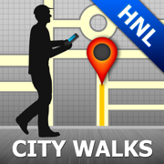 Honolulu Map & Walks (F)