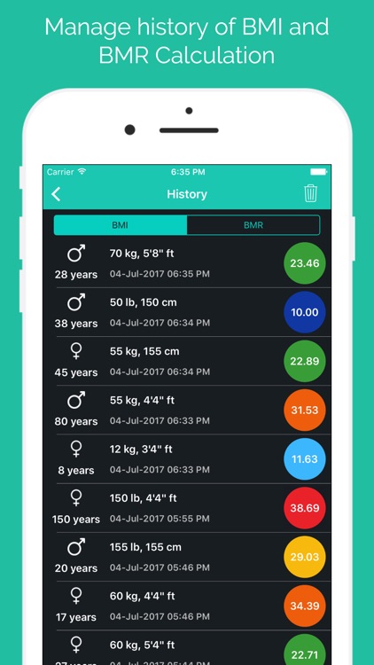 BMI Calculator PRO - BMR Calc screenshot-3