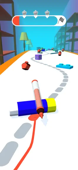 Game screenshot Draw Run 3D - Color Pen Race apk