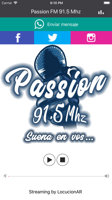 Passion FM 91.5 Mhz screenshot 2