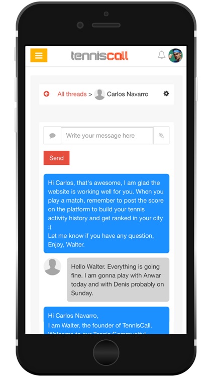 TennisCall: Social Tennis App screenshot-3