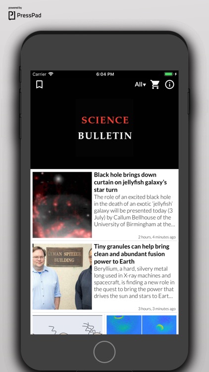 Science Bulletin app