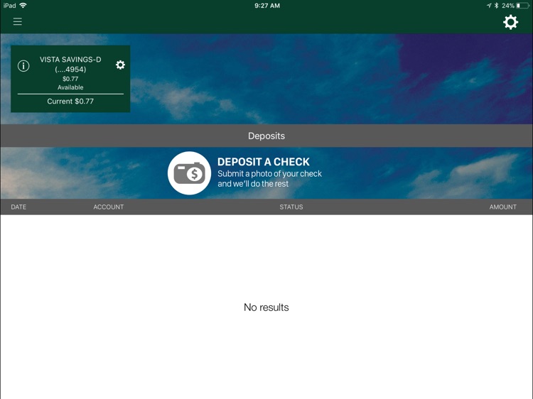 Vista Bank Business for iPad