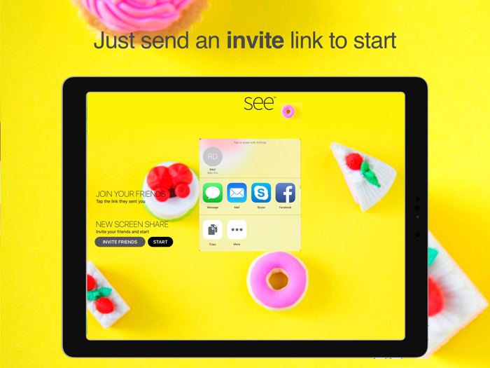 SEE Screen Share  Video Chat