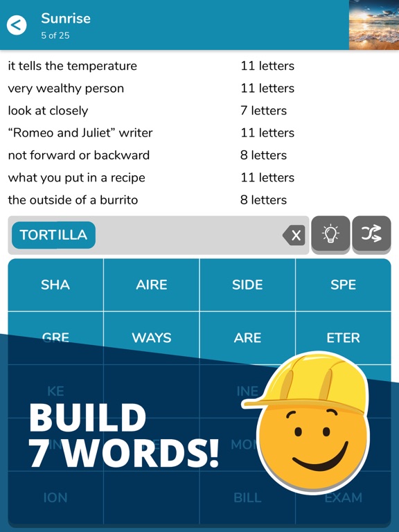7 Little Words: Word Puzzles для iPad