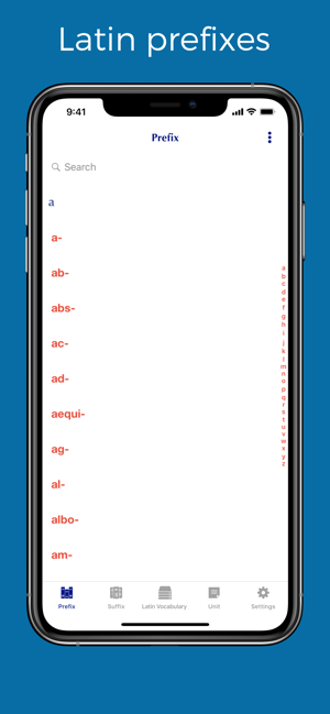 Latin prefixes and suffixes(圖1)-速報App