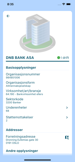 Søk i Brønnøysundregisteret(圖3)-速報App