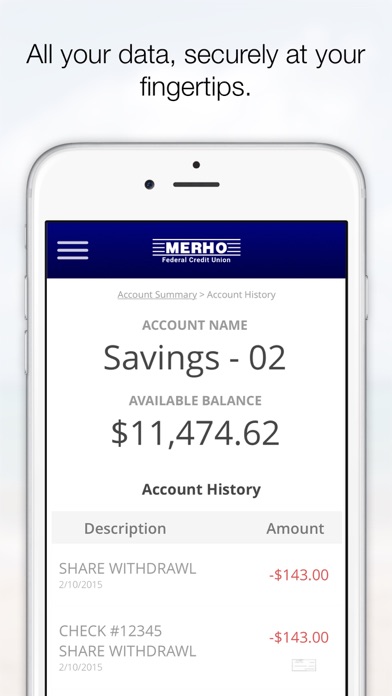 Merho FCU Member.Net screenshot 2