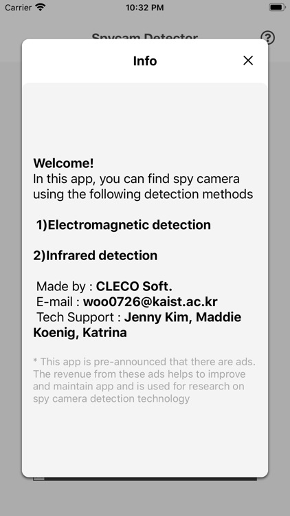 Spycam Detector