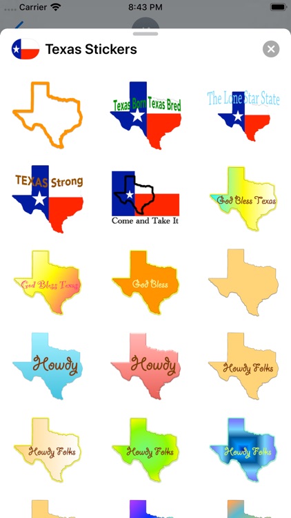 Texas Stickers screenshot-3