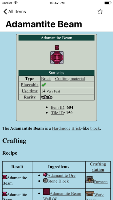 Adamantite Ore, Terraria Wiki