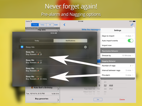 Beep Me Pro: Reminder &Planner screenshot 3