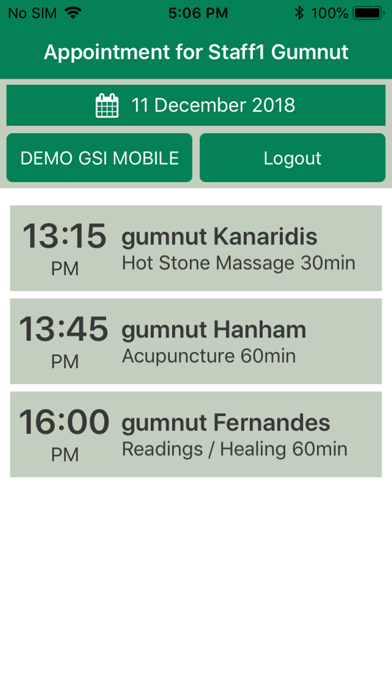 GSI Mobile - Staff screenshot 2