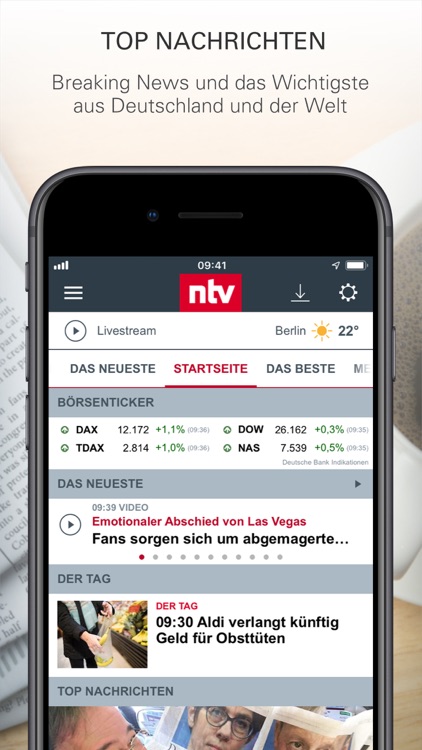 ntv Nachrichten screenshot-0