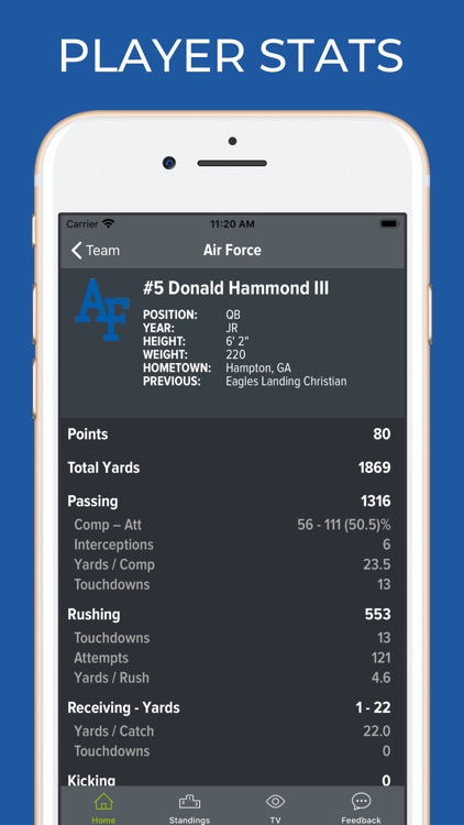 Air Force Football Schedules screenshot-3