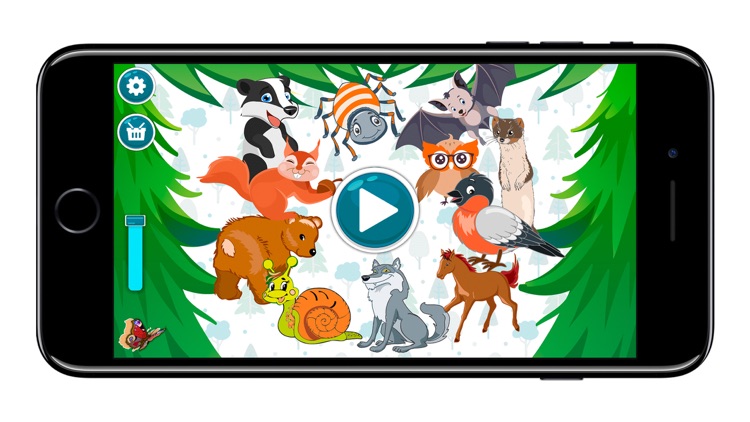 KidsDi: Forest animals puzzle screenshot-0