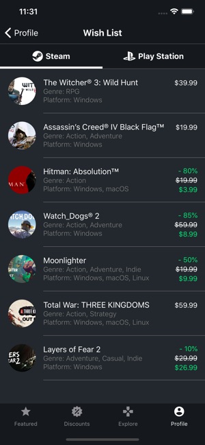 Game Deals Tracker(圖6)-速報App