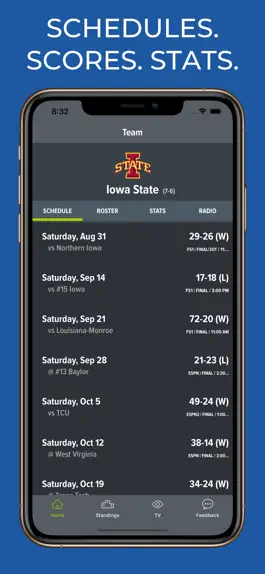 Game screenshot Iowa State Football Schedules mod apk