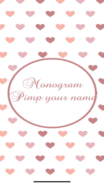 Monogram - Pimp Your Name